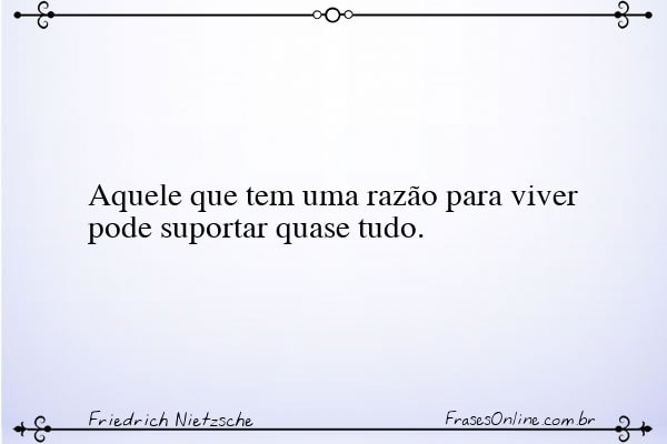 Frase de Friedrich Nietzsche
