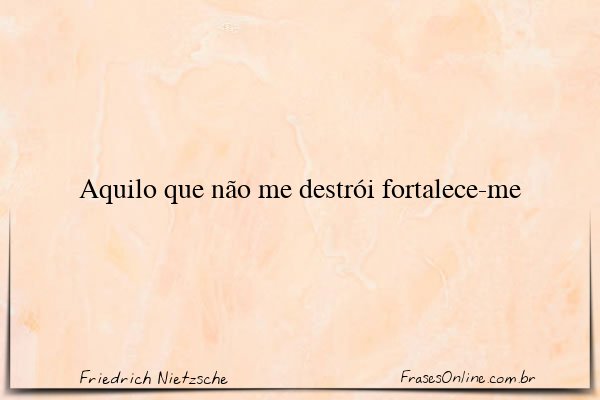 Frase de Friedrich Nietzsche