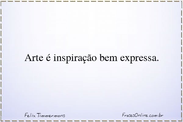 Frase de Felix Timmermans