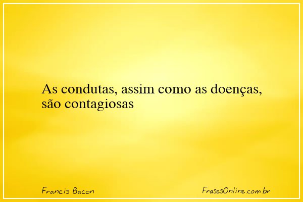 Frase de Francis Bacon
