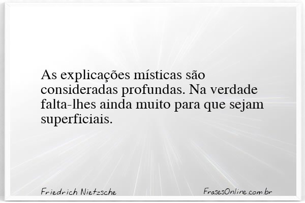 Frase de Friedrich Nietzsche
