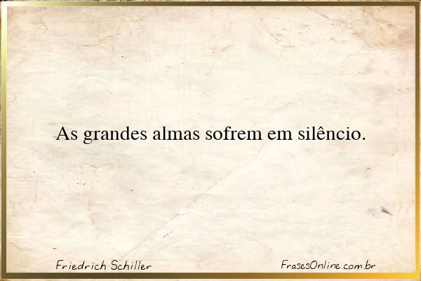 Frase de Friedrich Schiller