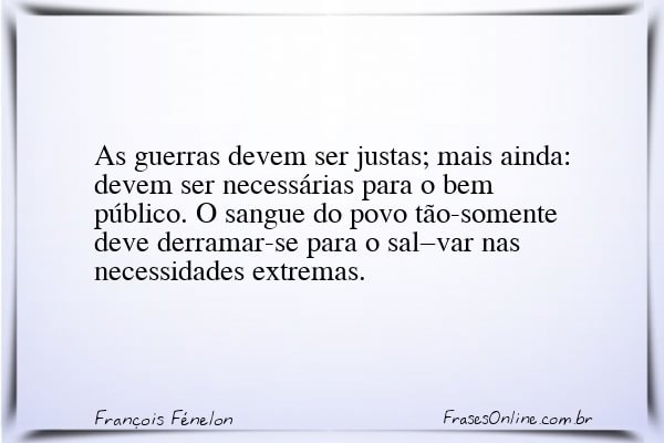 Frase de François Fénelon