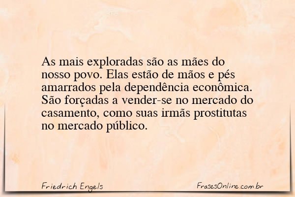 Frase de Friedrich Engels