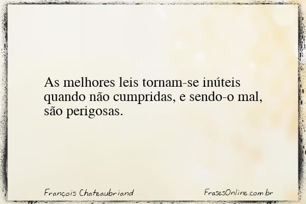 Frase de François Chateaubriand