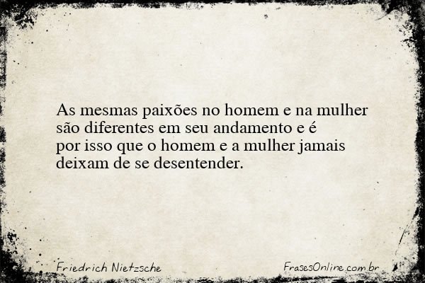 Frase de Friedrich Nietzsche