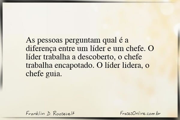 Frase de Franklin D. Roosevelt