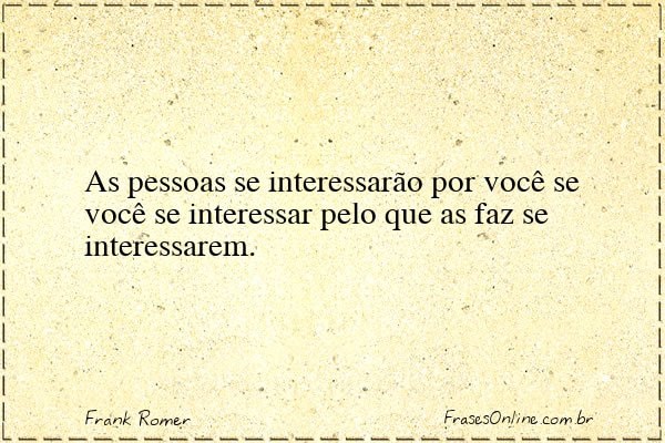 Frase de Frank Romer