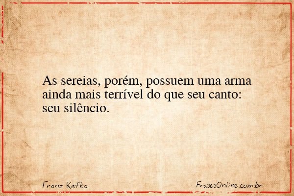 Frase de Franz Kafka