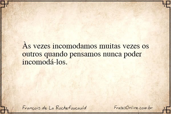 Frase de François de La Rochefoucauld
