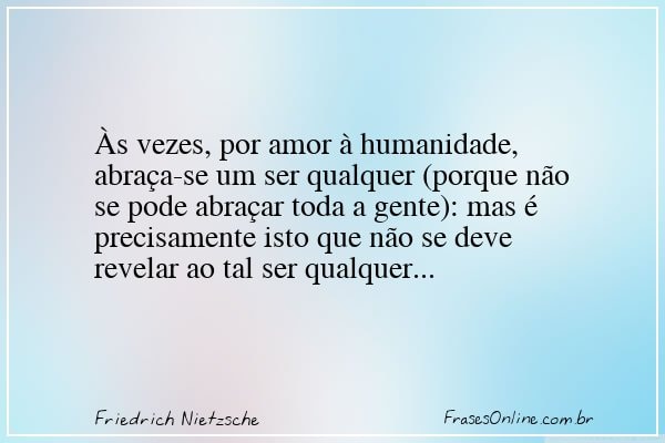 Frase de Friedrich Nietzsche