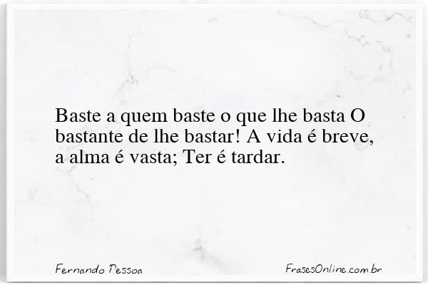 Frase de Fernando Pessoa