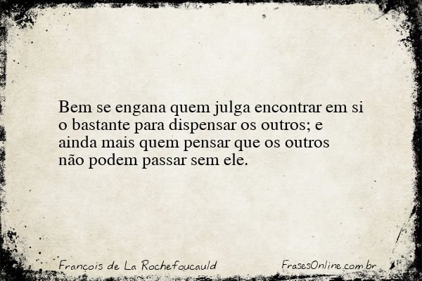 Frase de François de La Rochefoucauld