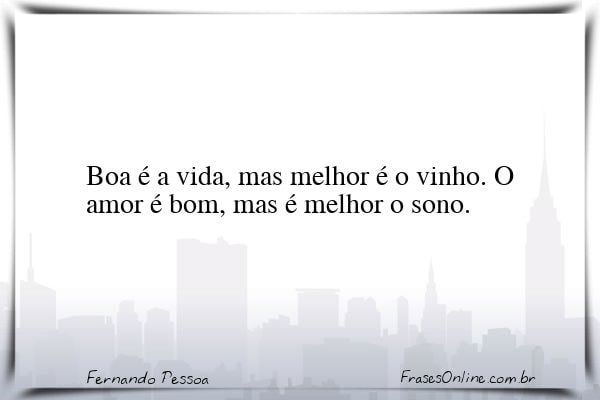 Frase de Fernando Pessoa