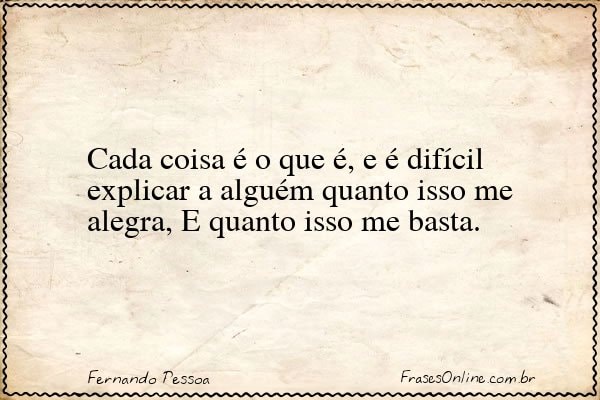 Frase de Fernando Pessoa