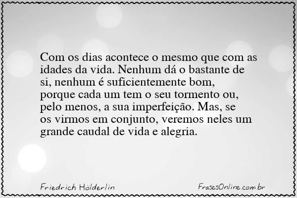 Frase de Friedrich Hölderlin