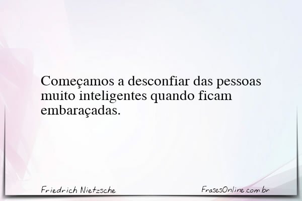 Frase de Friedrich Nietzsche
