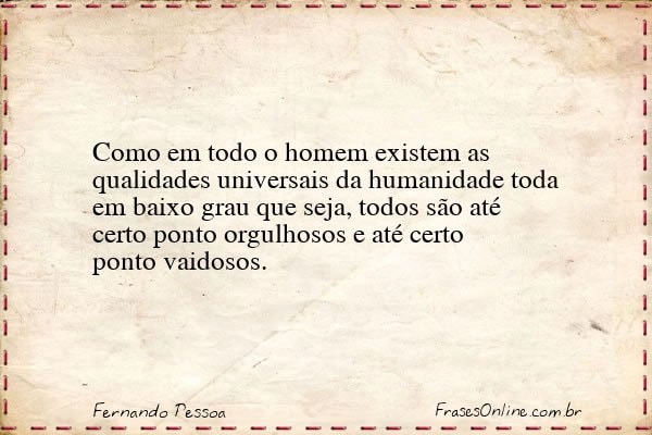 Frase de Fernando Pessoa
