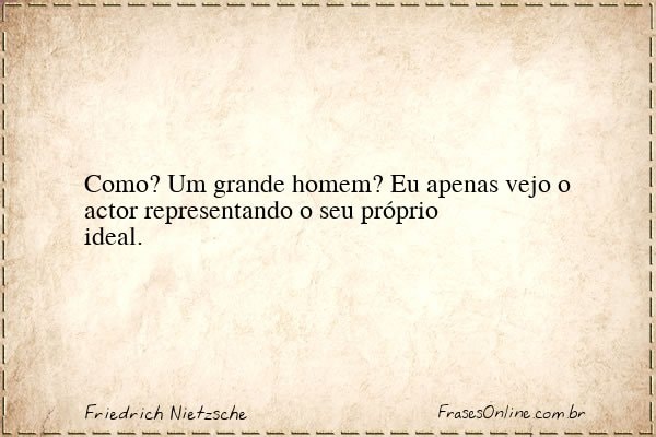 Frase de Friedrich Nietzsche