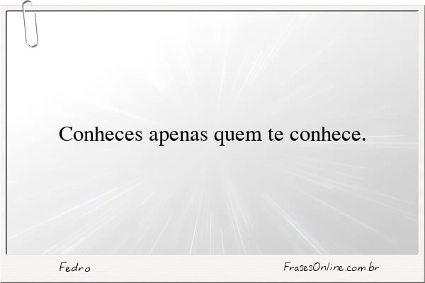 Frase de Fedro