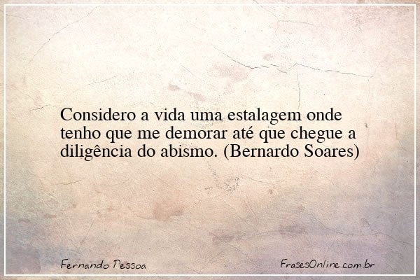 Frase de Fernando Pessoa