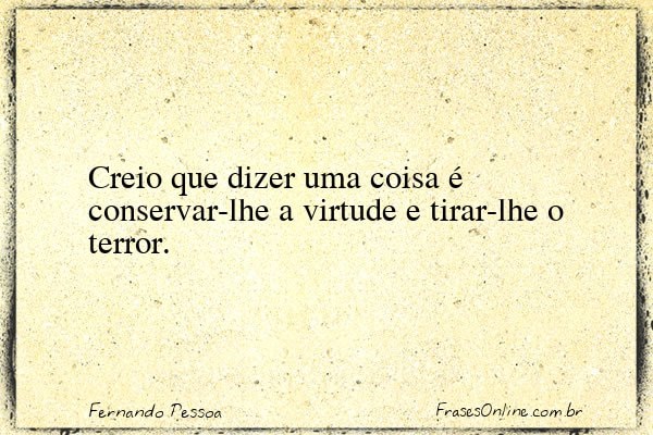 Frase de Fernando Pessoa