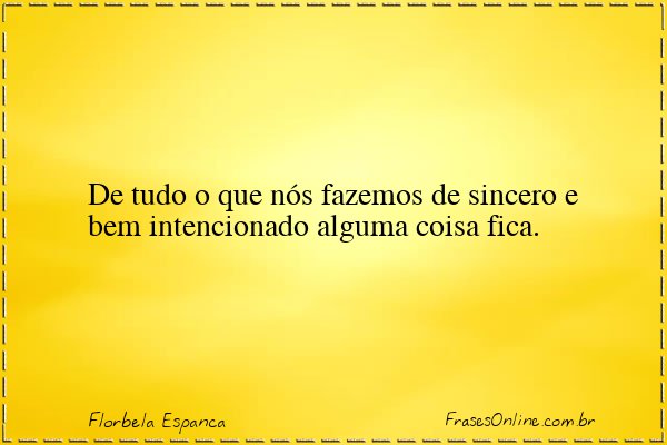 Frase de Florbela Espanca