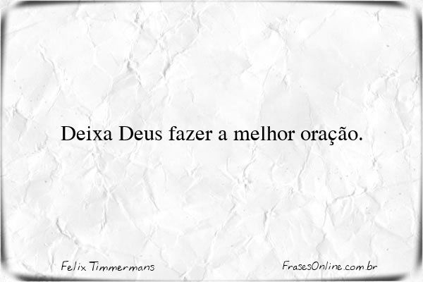 Frase de Felix Timmermans