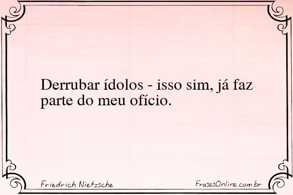 Frase de Friedrich Nietzsche