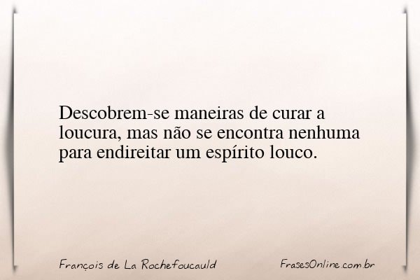 Frase de François de La Rochefoucauld