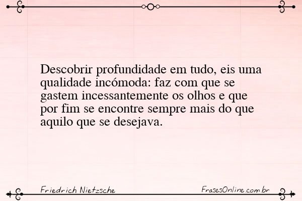 Frase de Friedrich Nietzsche