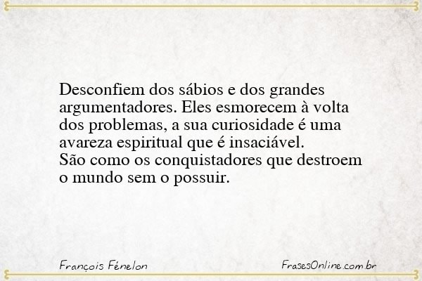 Frase de François Fénelon
