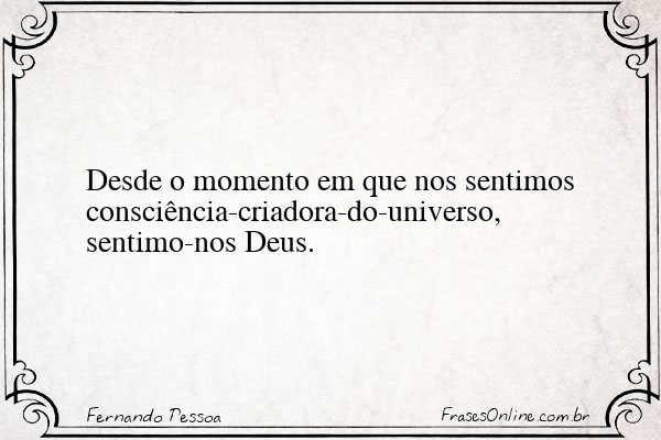Frase de Fernando Pessoa