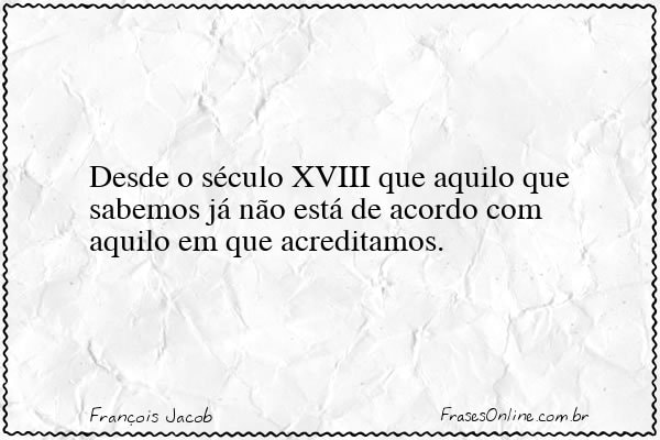 Frase de François Jacob