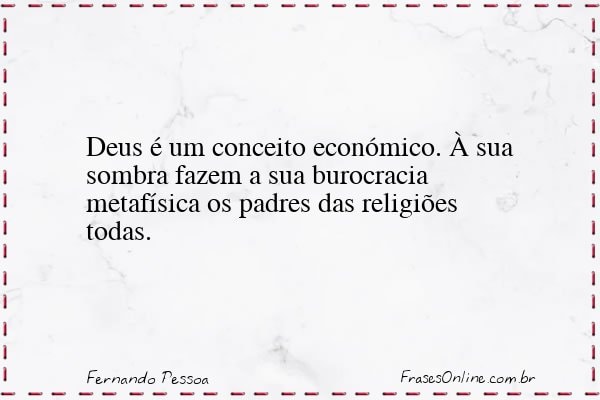 Frase de Fernando Pessoa