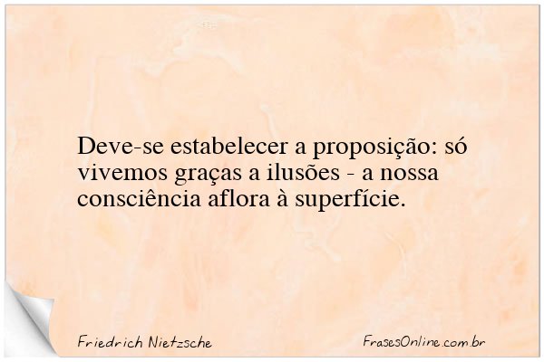 Frase de Friedrich Nietzsche