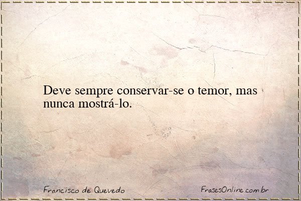 Frase de Francisco de Quevedo
