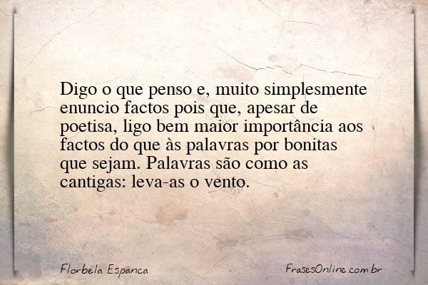 Frase de Florbela Espanca
