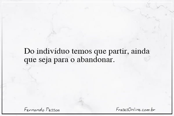 Frase de Fernando Pessoa