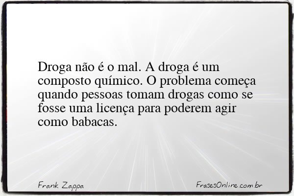Frase de Frank Zappa