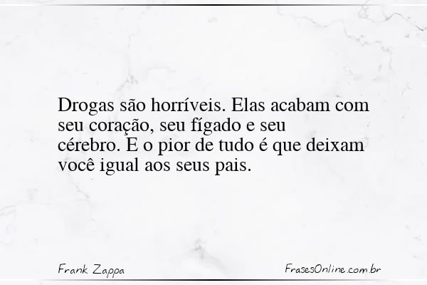 Frase de Frank Zappa