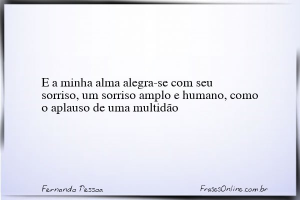 Frase de Fernando Pessoa