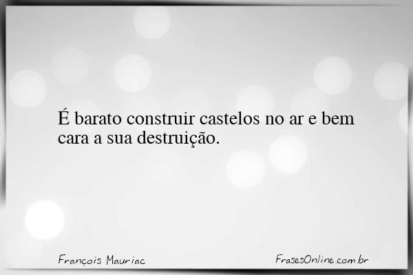 Frase de François Mauriac
