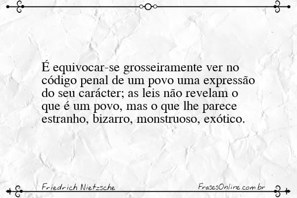 Frase de Friedrich Nietzsche