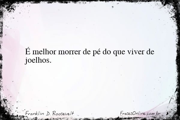 Frase de Franklin D. Roosevelt
