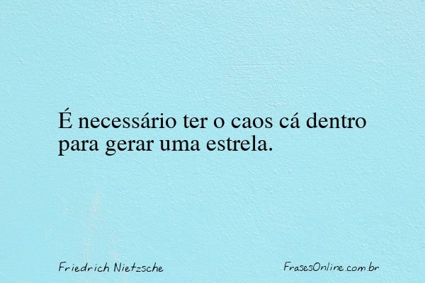 Frase de Friedrich Nietzsche