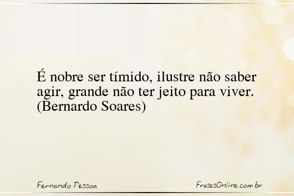 Frase de Fernando Pessoa