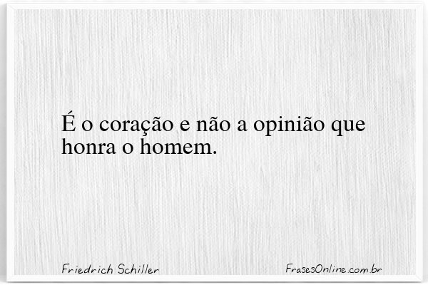 Frase de Friedrich Schiller