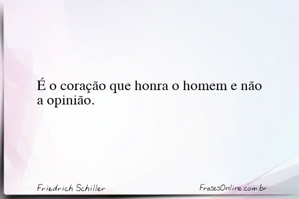 Frase de Friedrich Schiller