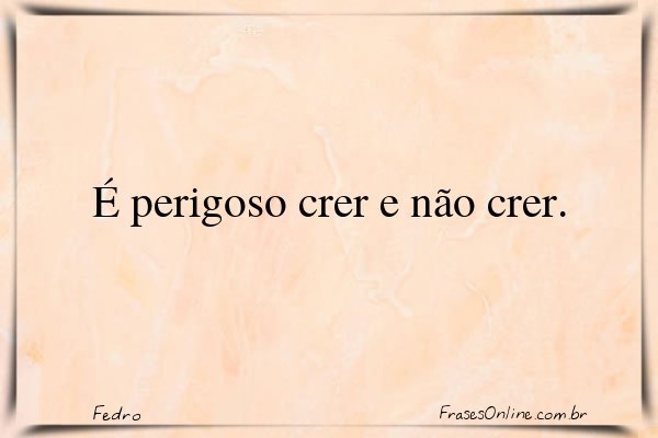 Frase de Fedro